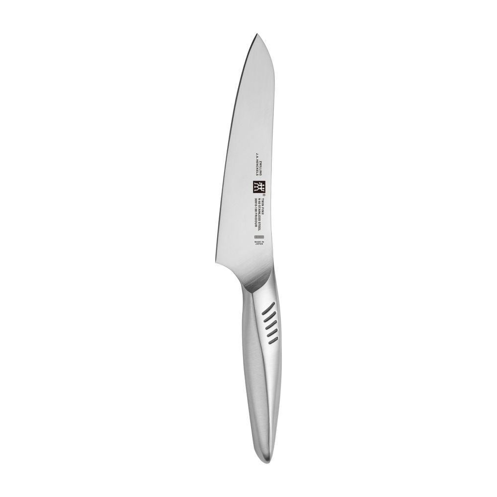 Faca do Chef compacta em aço inoxidável Twin Fin 2, 130mm, ZWILLING ...